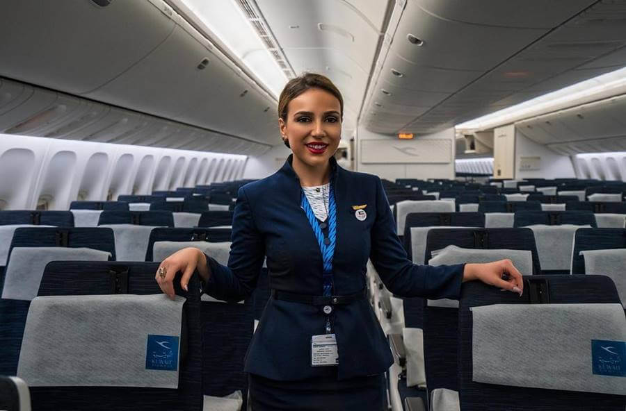 kuwait airways female cabin crew