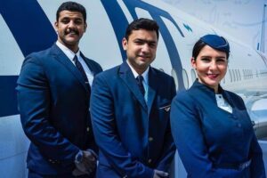 kuwait airways male and female cabin crew