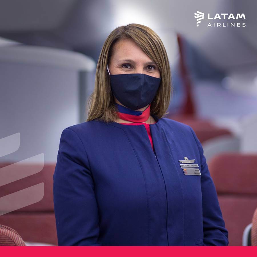 latam airlines female crew