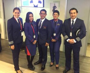 latam airlines flight attendant uniforms