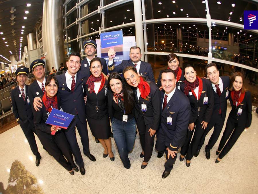 latam flight attendant crew