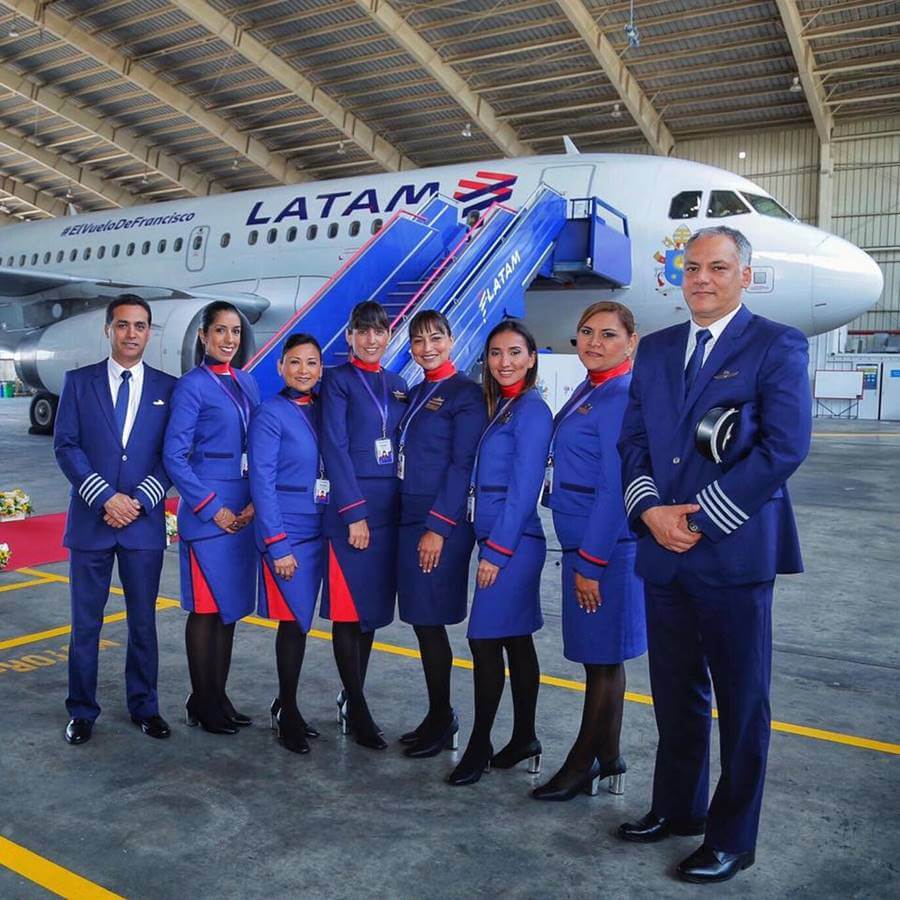 latam flight staff