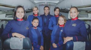 latam male and female flight attendants