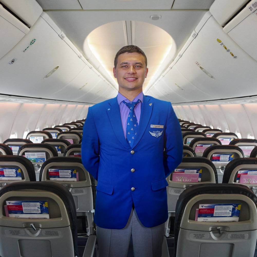 nordstar airlines male cabin crew
