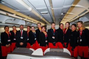 plus ultra Lineas Aereas cabin crew team