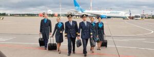 pobeda airlines cabin crew complete