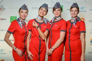 red wings female cabin crew