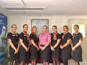 skytrans female flight attendants