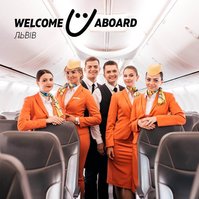skyup airlines male and female cabin crew