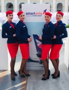 smartavia cabin crew uniform