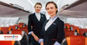 windrose female flight attendants