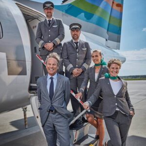 Braathens Regional Airways cabin crew team