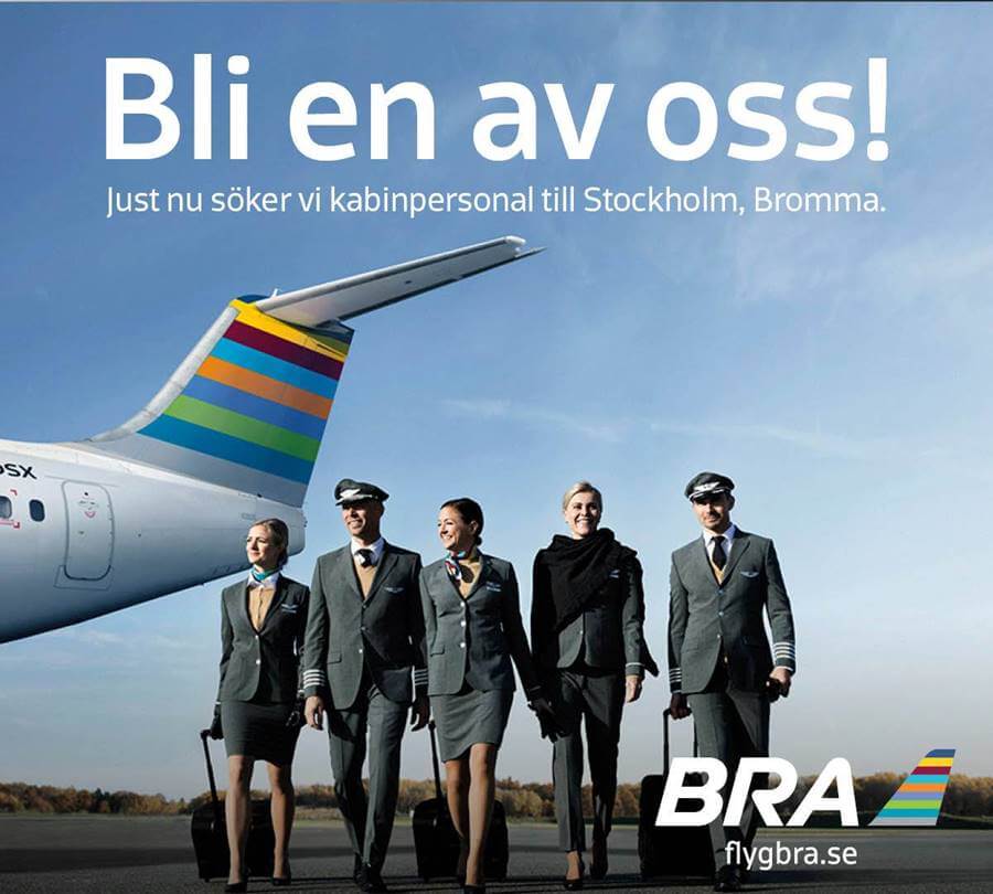 Braathens Regional Airways flight crew uniform