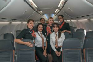 GOL Linhas Aéreas flight attendant female