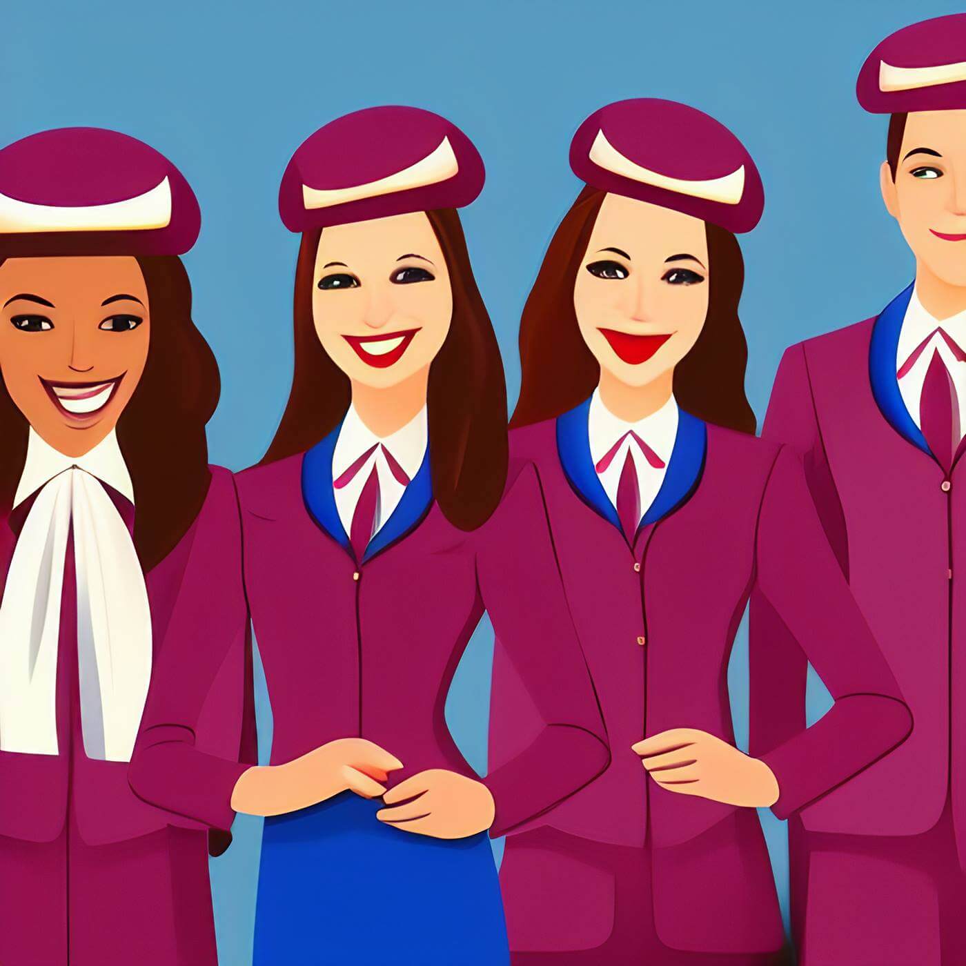 How to become a flight attendant in Qatar