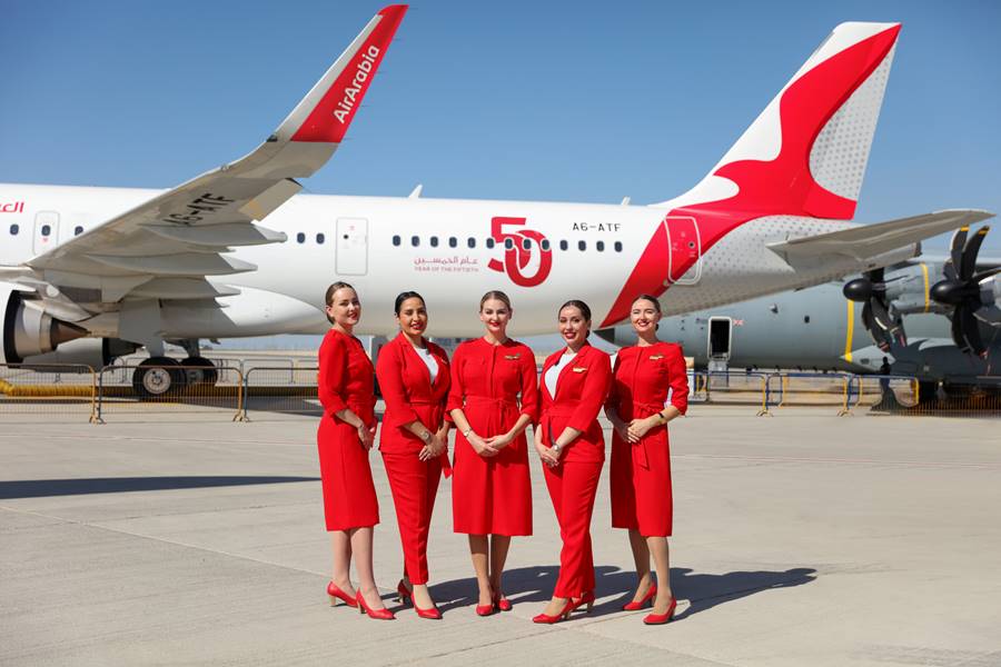 air arabia flight attendant uniforms female