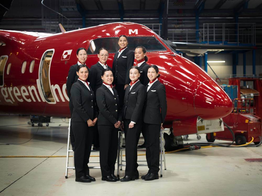 air greenland female cabin crew