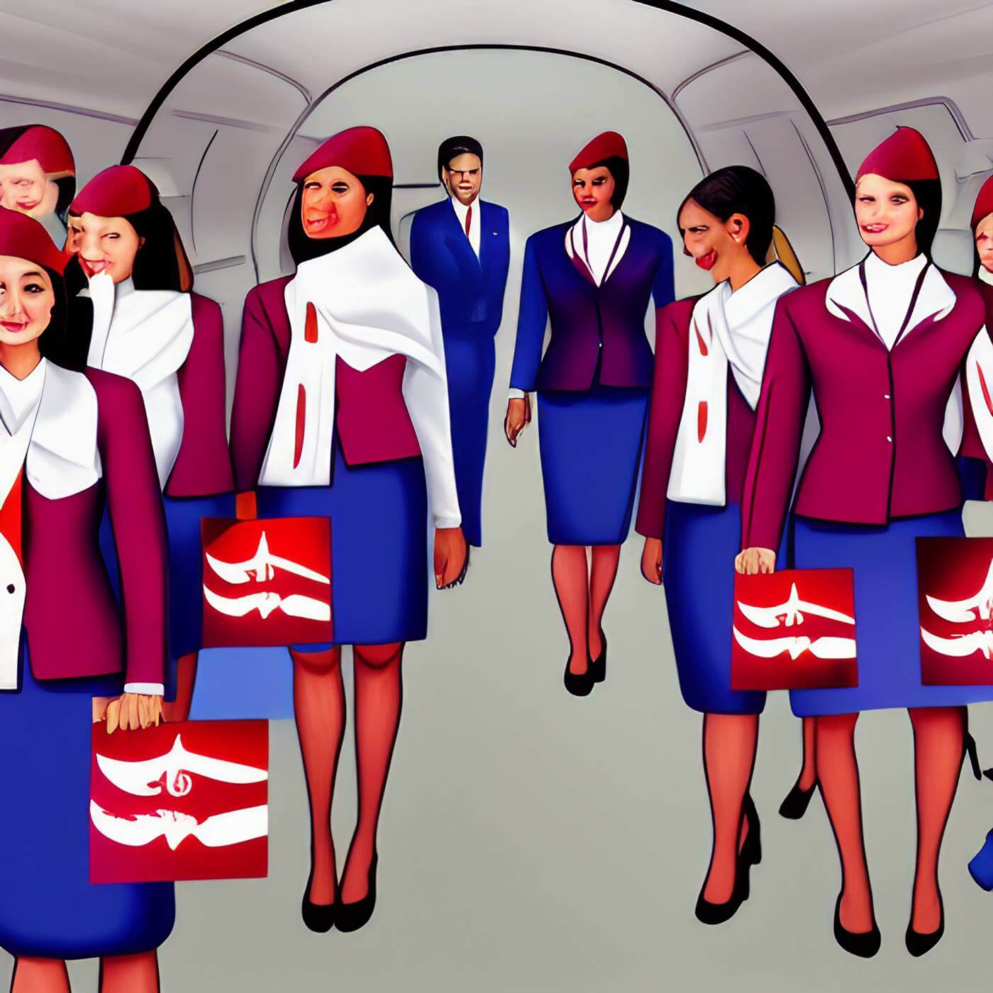flight attendant jobs in Qatar