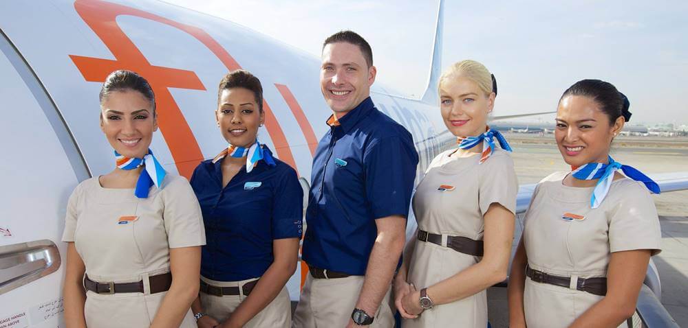 flydubai flight attendant uniforms