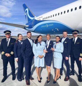 norse atlantic airways flight attendants with pilots