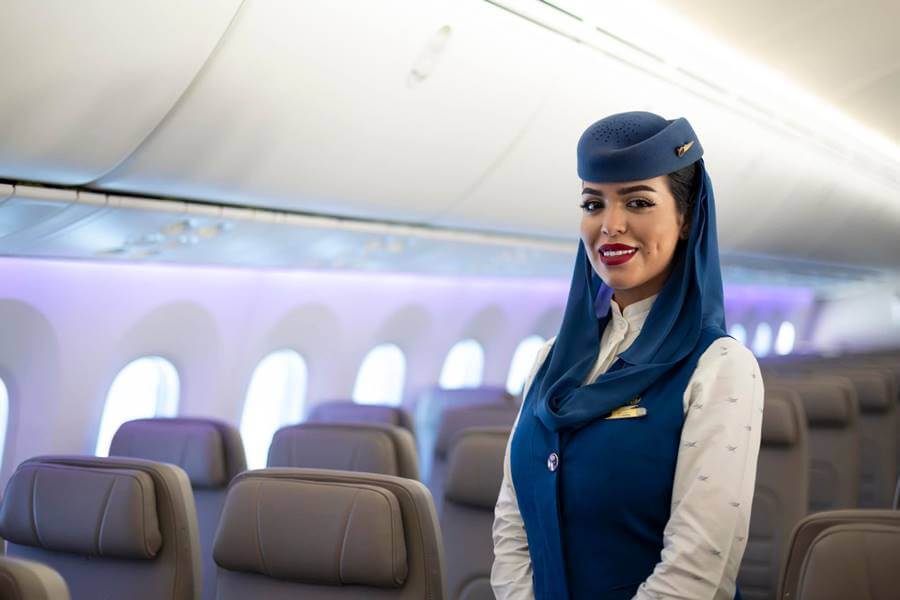 saudia female flight attendant