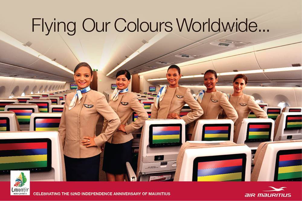 Air Mauritius flight attendants independence day