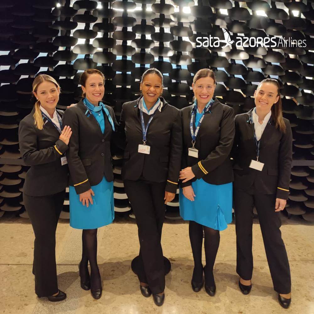 Azores Airlines female flight attendants