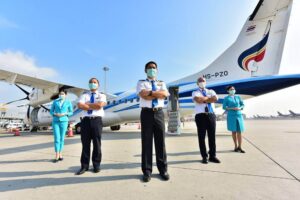 Bangkok Airways pilots and flight attendants