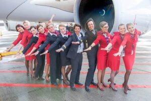 Brussels Airlines all female flight attendants