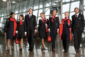 Brussels Airlines full uniform