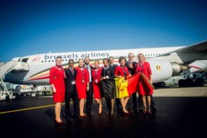 Brussels Airlines runway shot