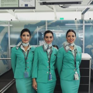 Cyprus Airways female flight attendants