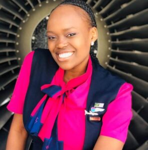FlySafair female cabin crew engine