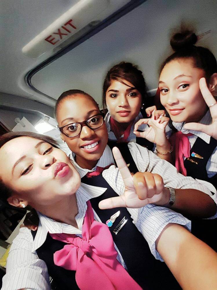 FlySafair flight attendants selfie