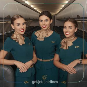 GetJet Airlines female cabin crews