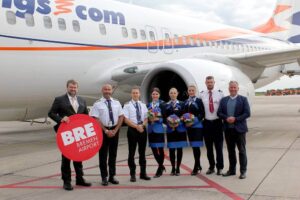 Smartwings flight attendants inaugural flight