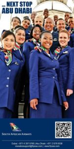 South African Airways flight attendants happy