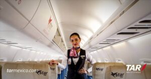 TAR Aerolineas fight attendant boarding