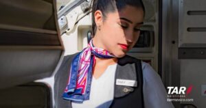 TAR Aerolineas flight attendant waistcoat
