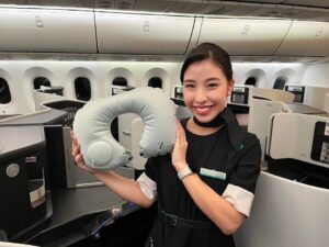 Zipair business class flight attendant