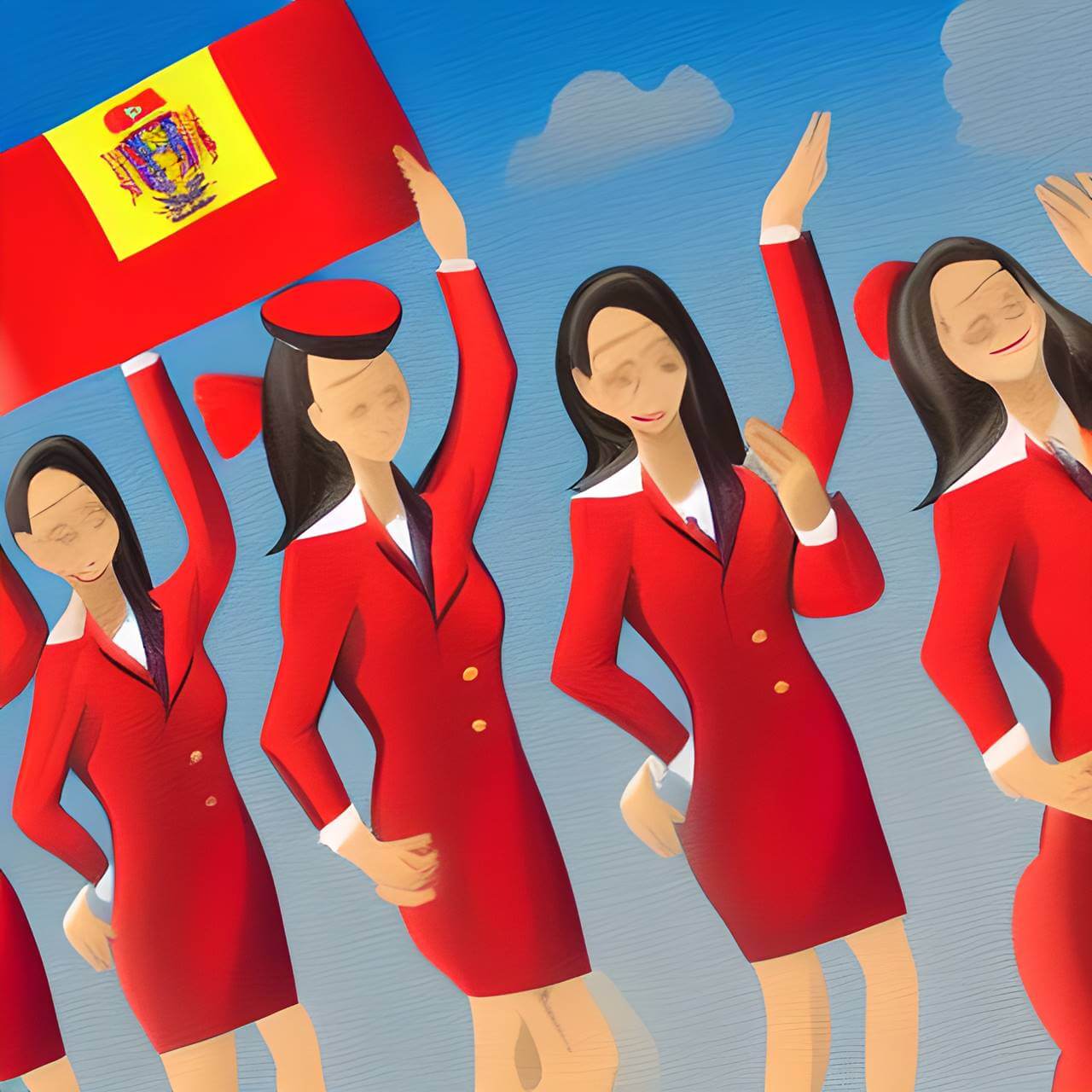 flight attendant job in Spain