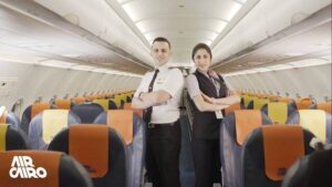 Air Cairo pilot and female cabin crew
