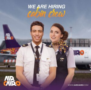 Air Cairo pilot and flight attendant