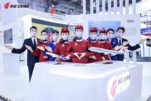 Air China flight attendants event