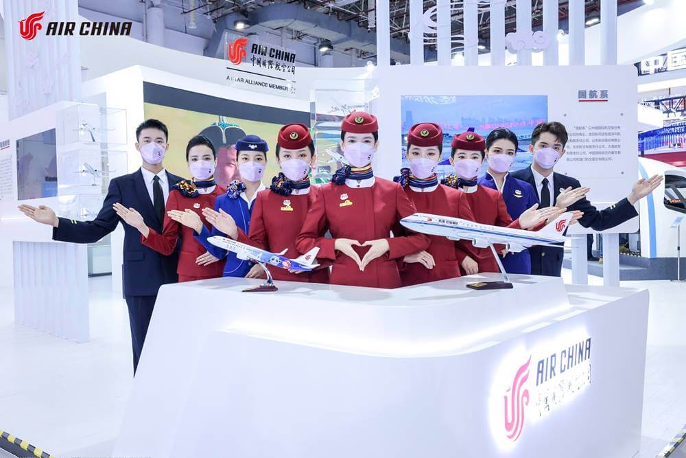 Air China flight attendants event