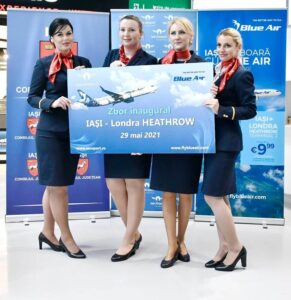 Blue Air flight attendants campaign