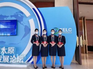 China Eastern Airlines flight attendants event