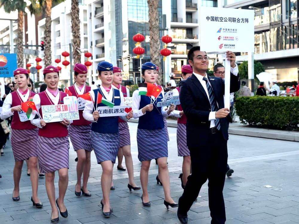 China Southern Airlines flight attendants DXB