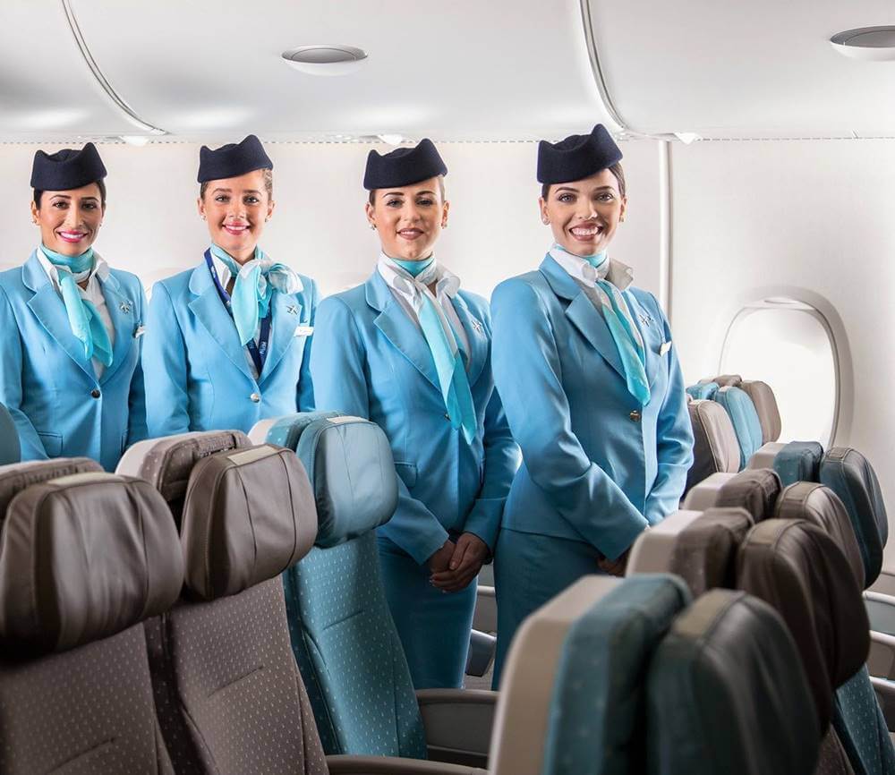 Hi Fly female cabin crews