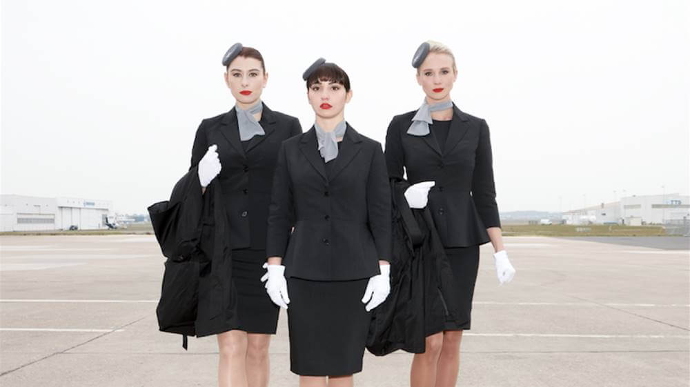 Luxaviation flight attendant walk